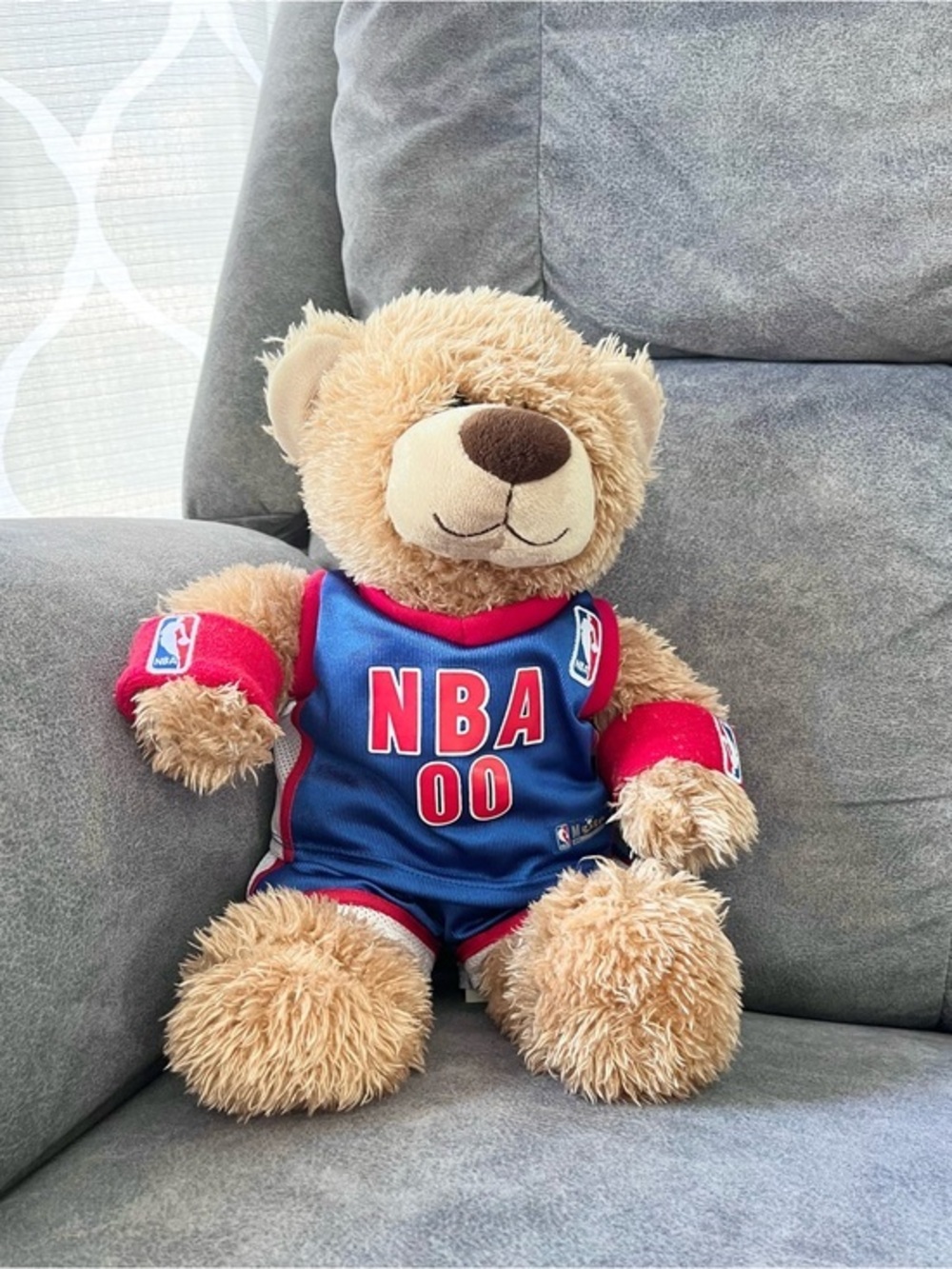 Build‑A‑Bear NBA Basketball Jersey Teddy Bear Plush Collectible